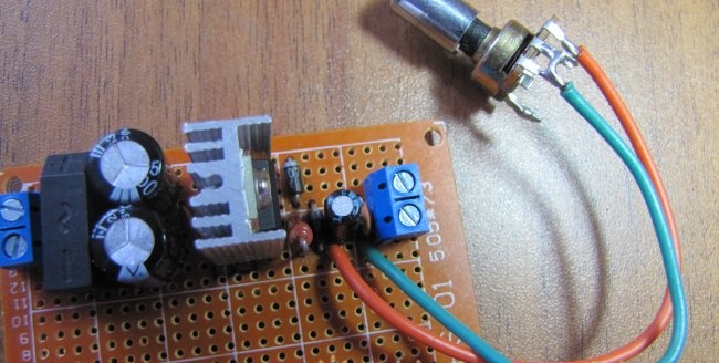 Simple regulated stabilized power supply