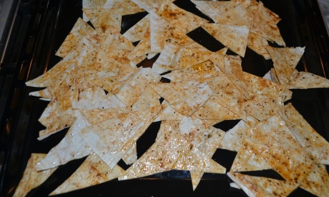 Házi pita chips
