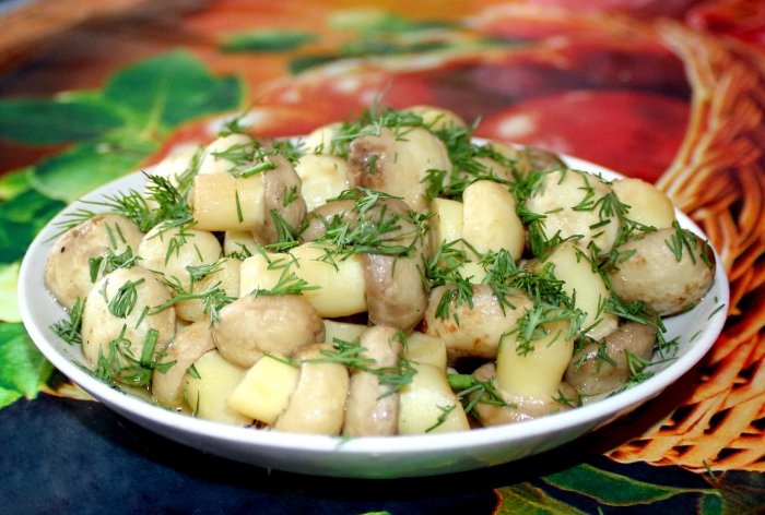 Receita rápida de champignon marinado