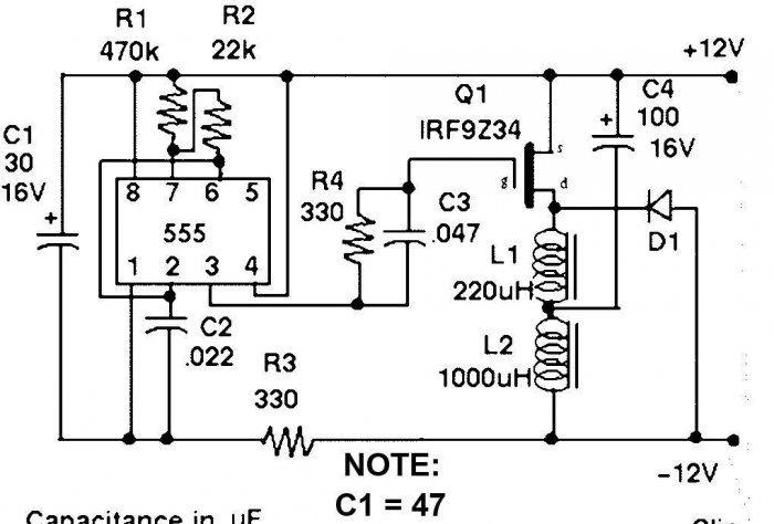 Elektronikus szulfátmentesítő áramkör