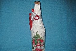 Πρωτοχρονιάτικο μπουκάλι σαμπάνιας ντεκουπάζ
