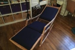 Chaise longue - sedia a dondolo