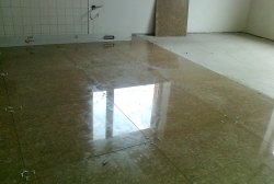 High-quality installation of water heated floors