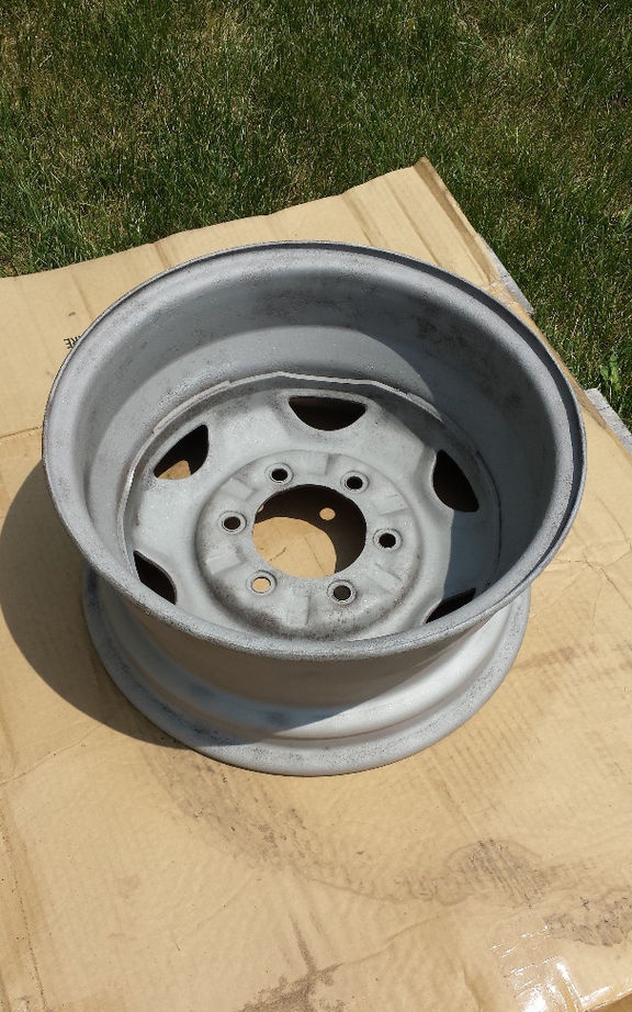 Brazier made from a wheel rim without welding