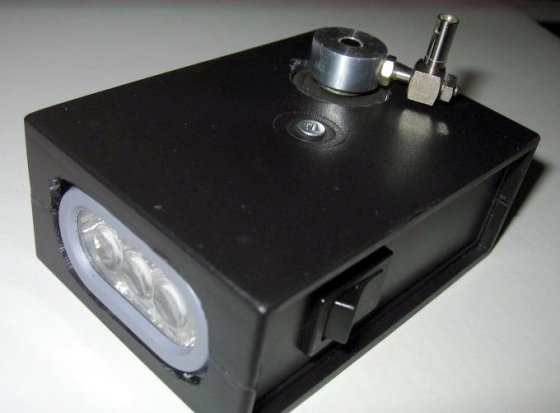 Dynamo flashlight from stepper motor