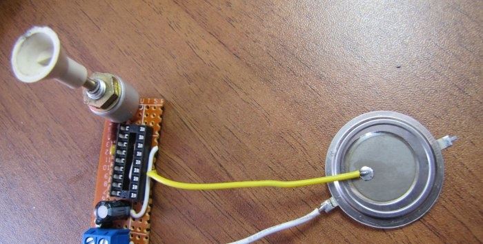 DIY ses piezo yayıcı