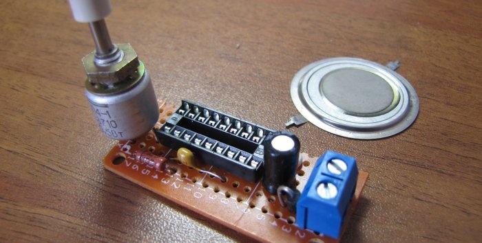 DIY ses piezo yayıcı