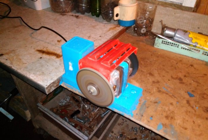 Sharpener from a washing machine engine