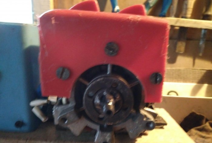Slipare från en tvättmaskinsmotor
