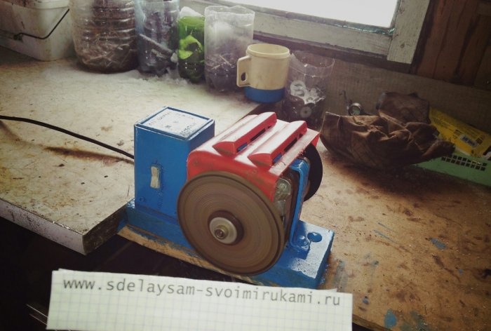 Taille-crayon d'un moteur de machine à laver
