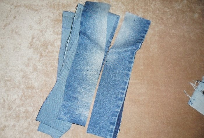 Kissenbezüge aus alten Jeans