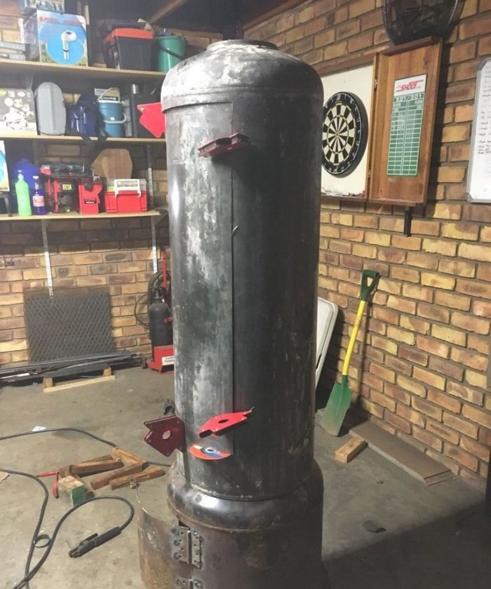 Rökeri från en cylinder