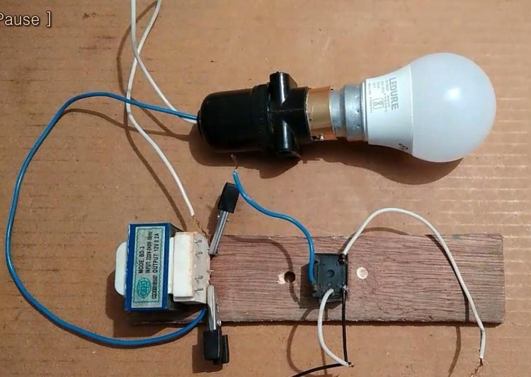 Penyongsang paling mudah tanpa transistor