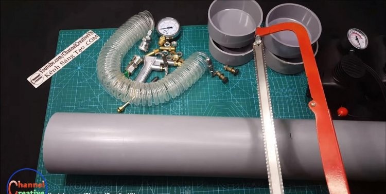 compresor de tubo de PVC