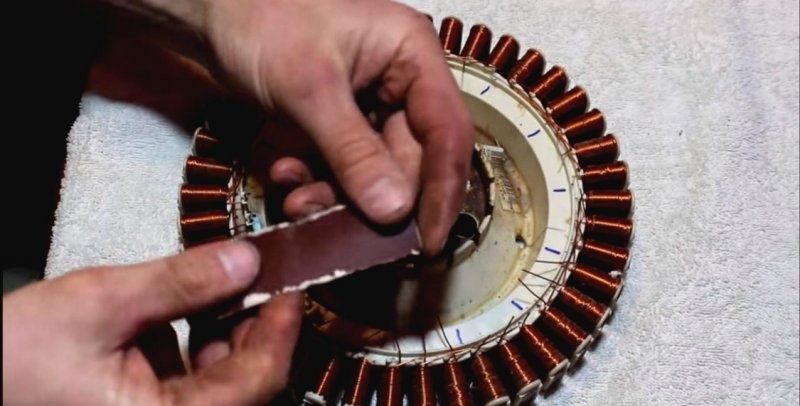Elektrocentrála - prestavba motora práčky