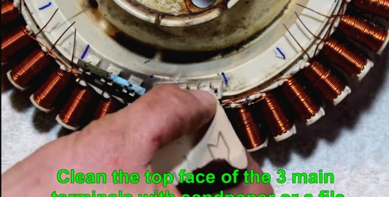 הסבת גנרטור חשמלי של המנוע ממכונת כביסה