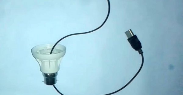 DIY USB žárovka