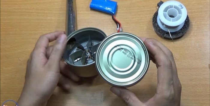 Tin can blower