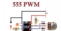 Pengawal selia PWM ringkas pada NE555