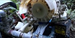 Electric generator - hydraulic turbine mula sa isang lumang washing machine