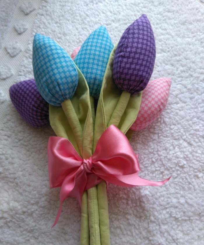 DIY tulipes Tilda pour le 8 mars