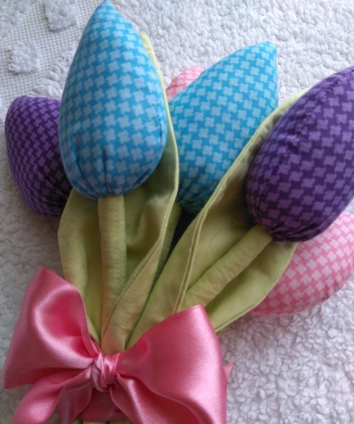 DIY tulipes Tilda pour le 8 mars