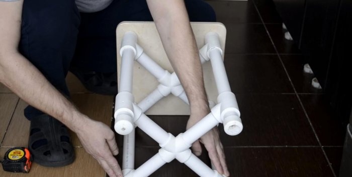 Stolica od PVC cijevi