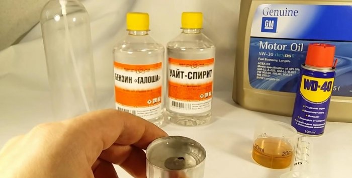 Making WD 40 with your own hands