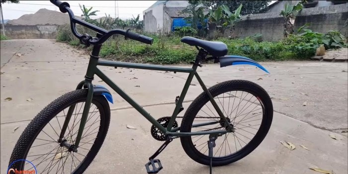 Kefe nélküli motoron alapuló elektromos kerékpár