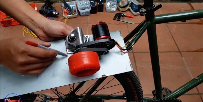 Basikal elektrik berasaskan motor tanpa berus