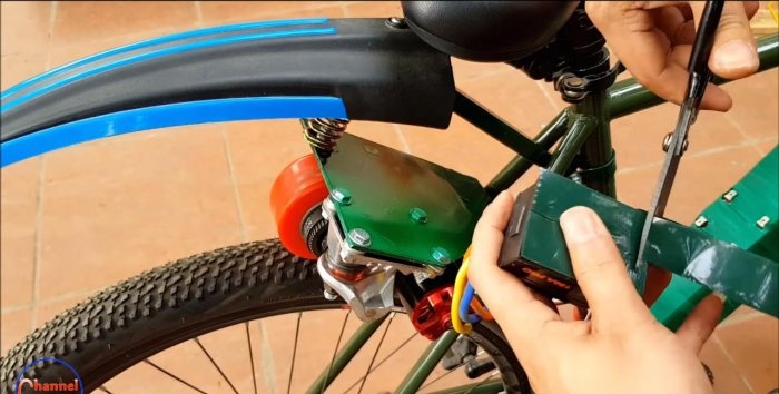 Basikal elektrik berasaskan motor tanpa berus