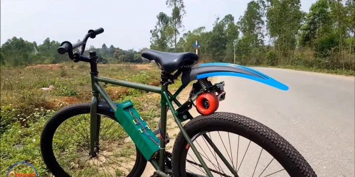 Electric bicycle na nakabatay sa isang brushless na motor