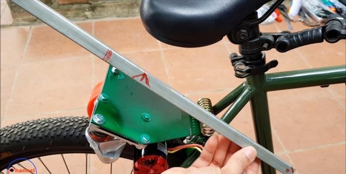 Bicicleta electrica bazata pe un motor fara perii
