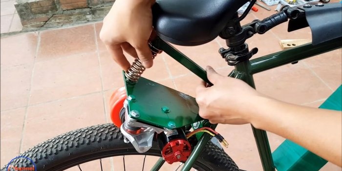 دراجة كهربائية تعتمد على محرك بدون فرش