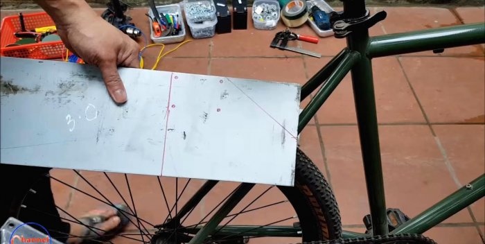 Vélo électrique basé sur un moteur brushless