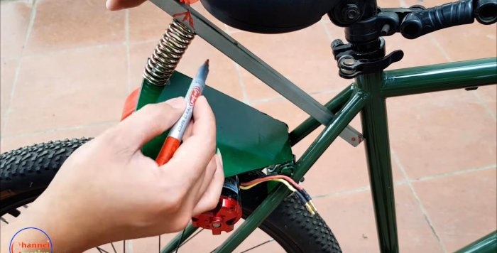 Електрически велосипед на базата на безчетков двигател
