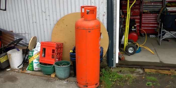 Jet stove from a gas cylinder