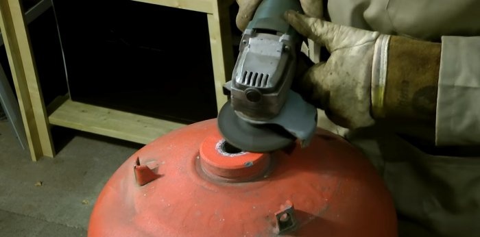 Jet stove from a gas cylinder