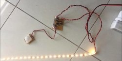 Automātisks LED apgaismojums ar kustības sensoru