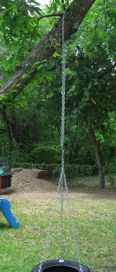 Simple tire swing