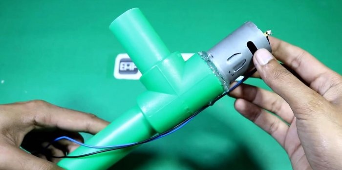 How to make a water pump from PVC pipes