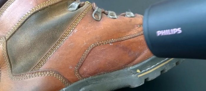 Wasserabweisende Beschichtung für Schuhe