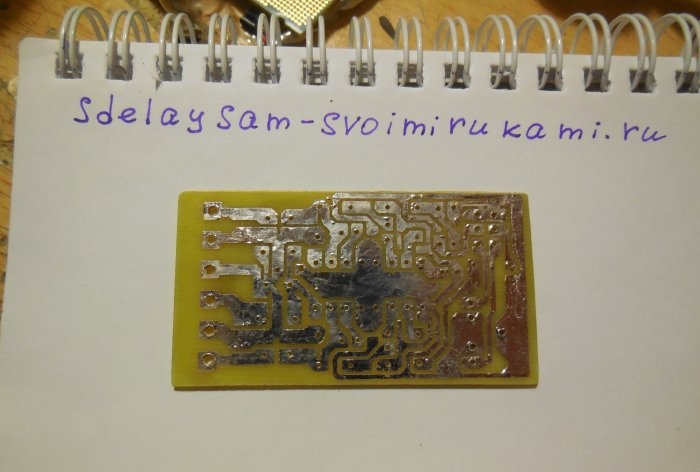 Versterker gebaseerd op TEA2025b-chip