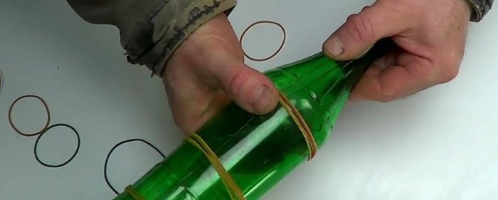 Comment couper une bouteille en deux dans le sens de la longueur