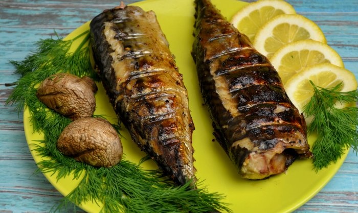 Mackerel sa grill