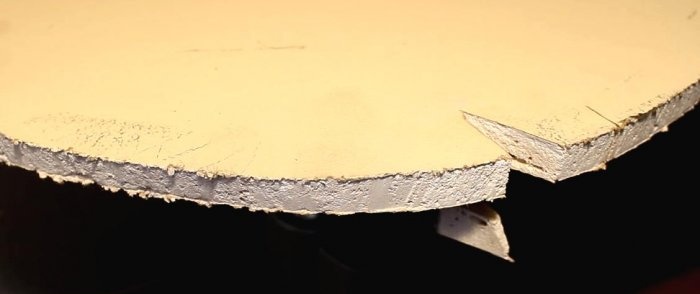 Pinutol namin ang plastic wood drywall na may regular na papel