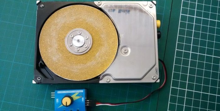 Hız kontrollü HDD öğütücü