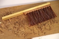 Brosse fabriquée à partir de bouteilles en plastique