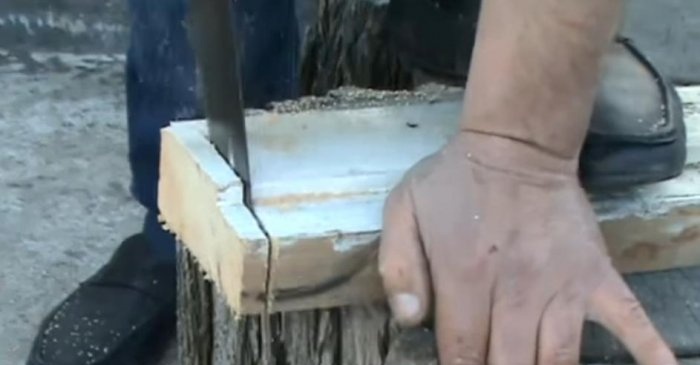 A quick way to sharpen a hand saw with a grinder