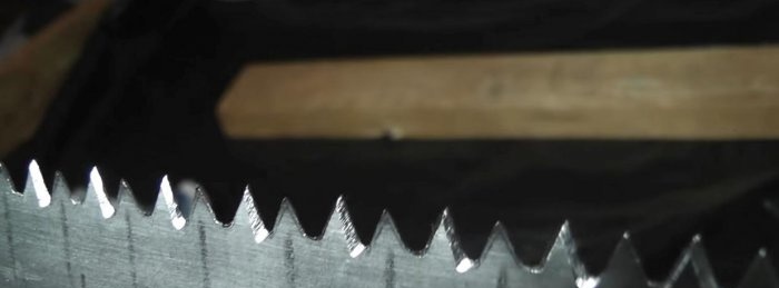 How to easily sharpen a saw